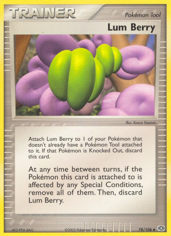 Lum Berry 78/106, Emerald Pokémon card