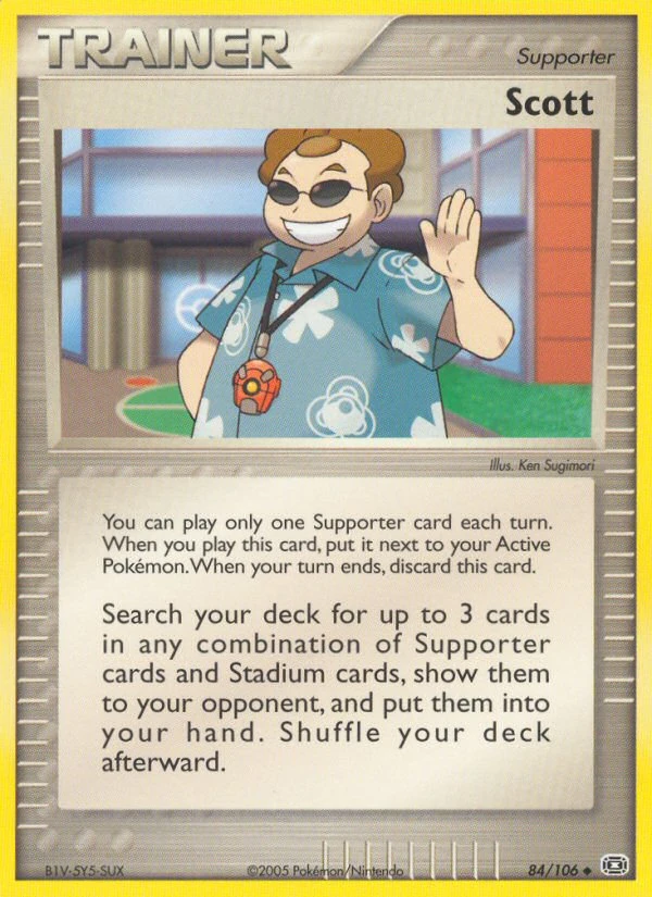 Scott 84/106, Emerald Pokémon card