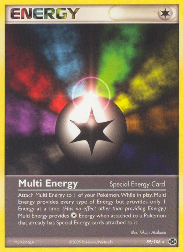 Multi Energy 89/106, Emerald Pokémon card