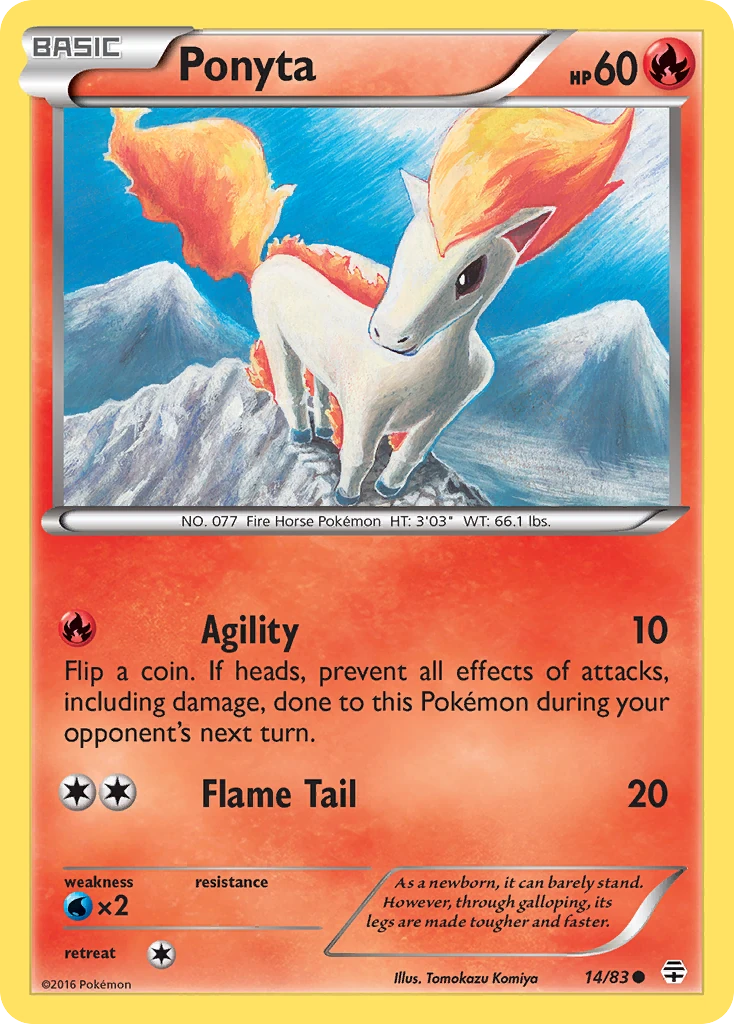 Ponyta 14/83, Generations Pokémon card