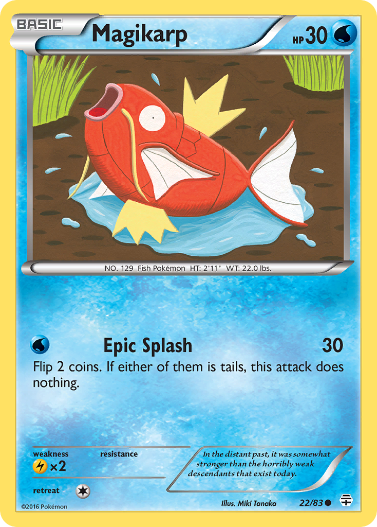 Magikarp 22/83, Generations Pokémon card