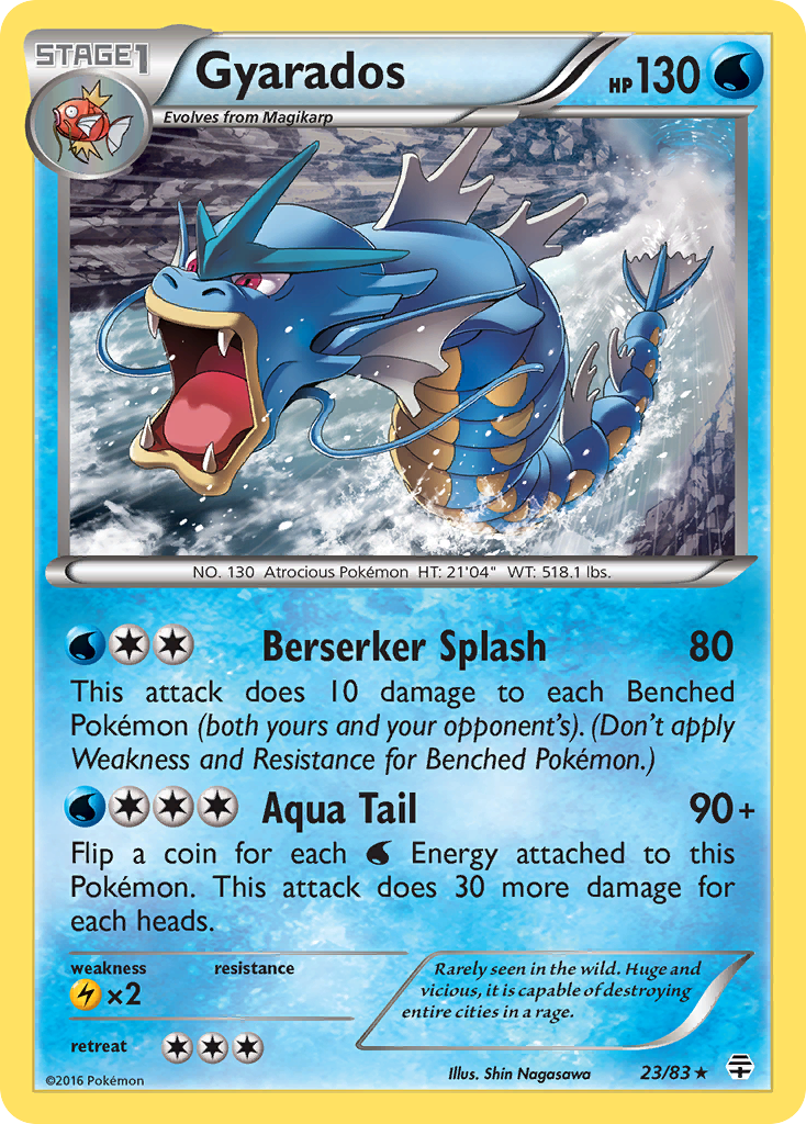 Gyarados 23/83, Generations Pokémon card