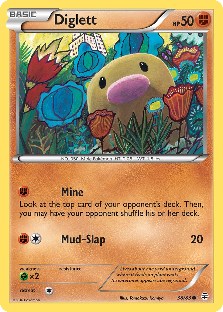 Diglett 38/83, Generations Pokémon card