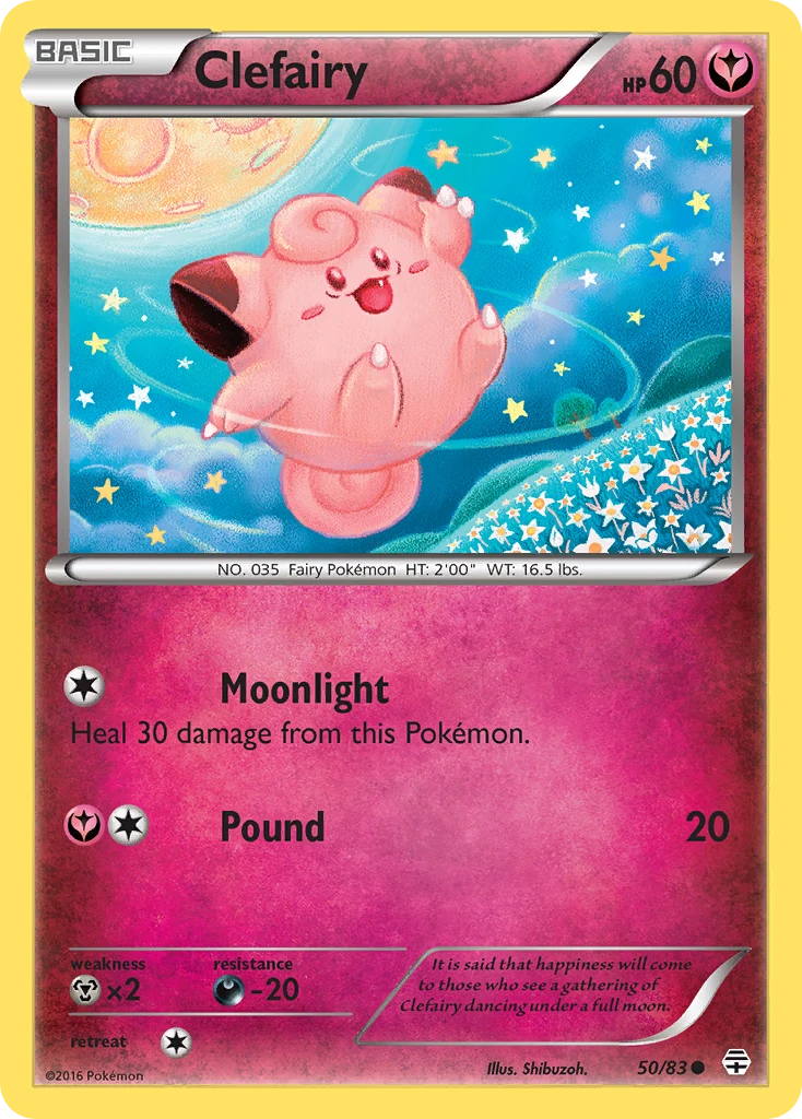 Clefairy 50/83, Generations Pokémon card