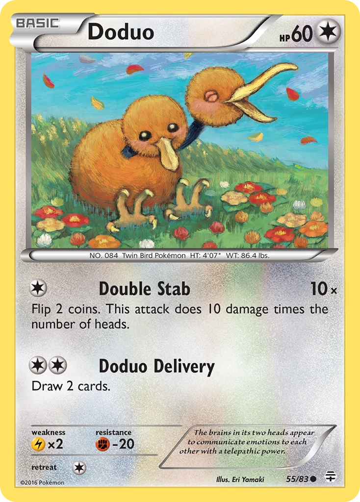 Doduo 55/83, Generations Pokémon card
