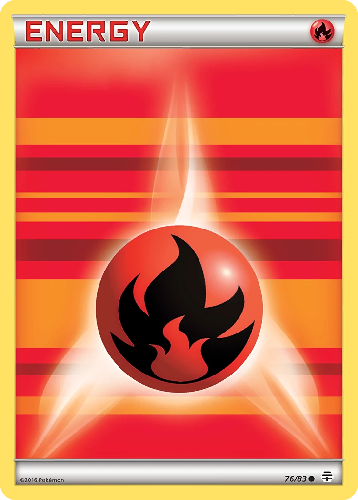 Fire Energy 76/83, Generations Pokémon card