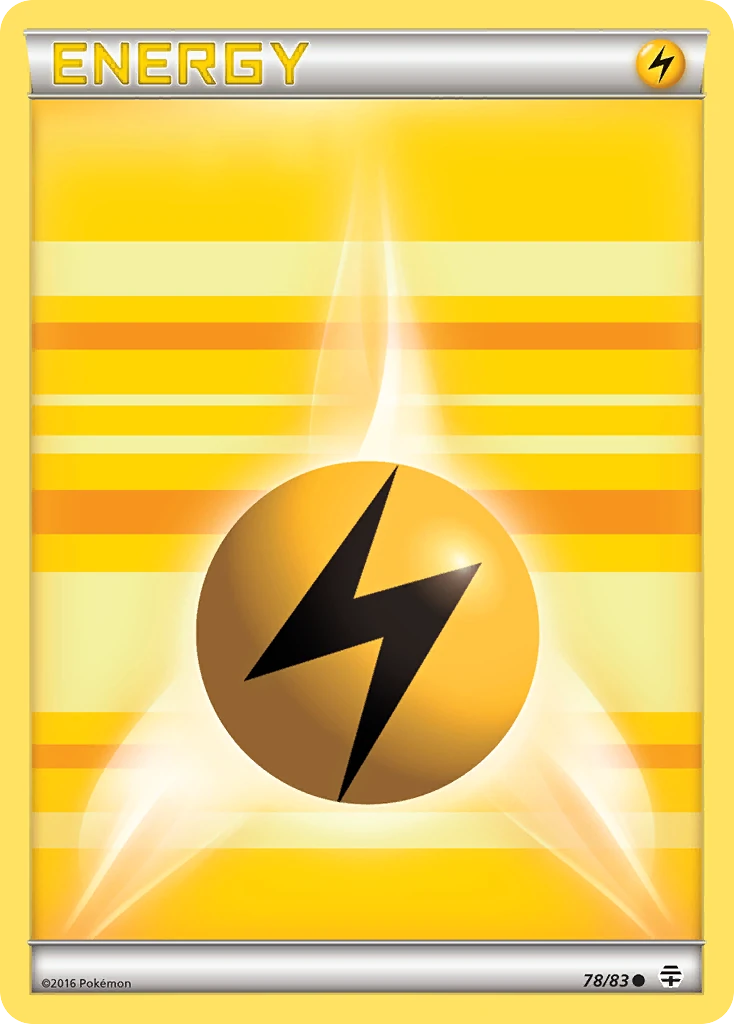Lightning Energy 78/83, Generations Pokémon card