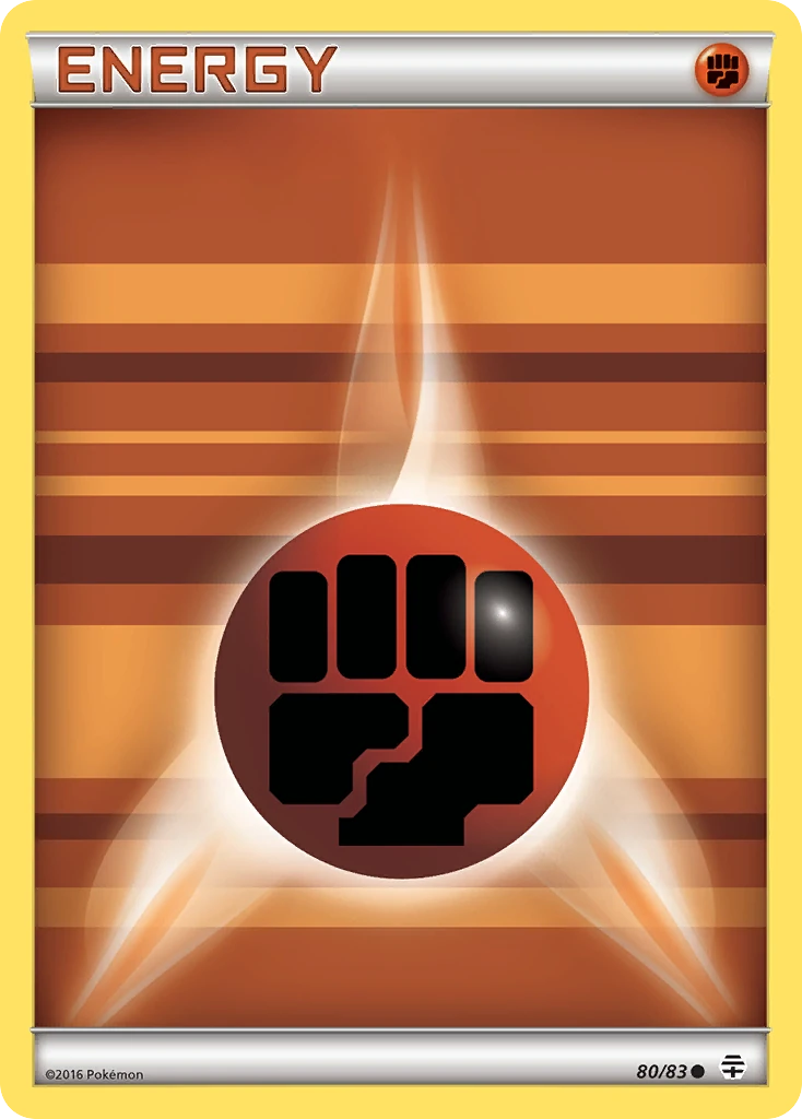 Fighting Energy 80/83, Generations Pokémon card