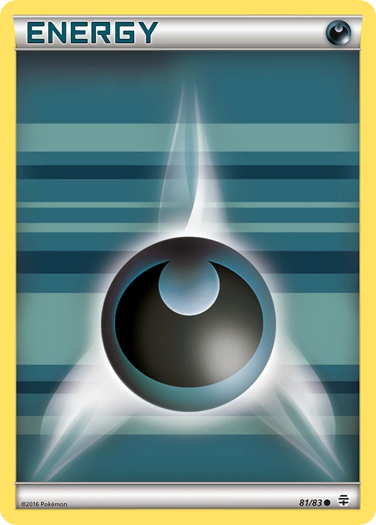 Darkness Energy 81/83, Generations Pokémon card