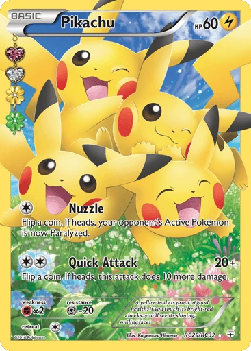 Pikachu RC29 from Generations