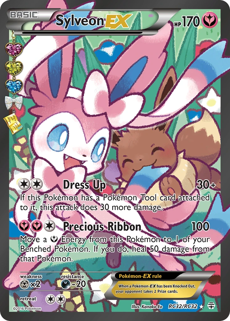 Sylveon-EX RC32, Generations Pokémon card