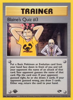 Blaine's Quiz #3 112/132 Gym Challenge