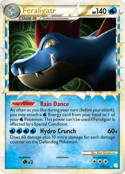 Feraligatr 108/123, HeartGold & SoulSilver