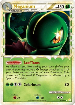 Meganium 109/123, HeartGold & SoulSilver