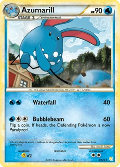 Azumarill 2/123, HeartGold & SoulSilver