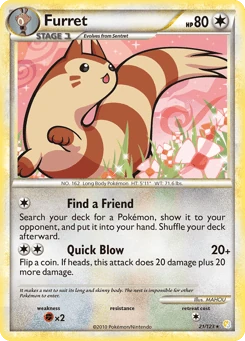 Furret 21/123, HeartGold & SoulSilver