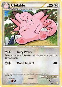 Clefable 3/123, HeartGold & SoulSilver