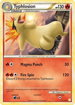 Typhlosion 32/123, HeartGold & SoulSilver