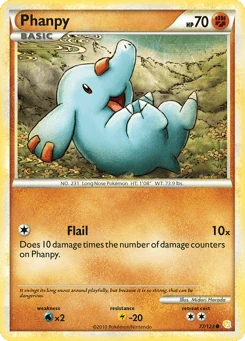 Phanpy 77/123, HeartGold & SoulSilver