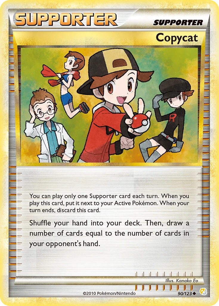 Copycat 90/123, HeartGold & SoulSilver Pokémon card