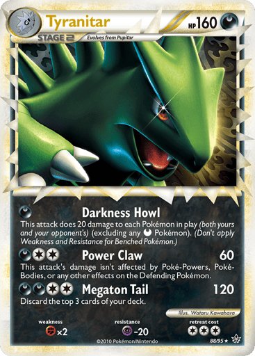 Tyranitar 88/95 from HS—Unleashed