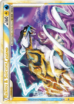 Raikou & Suicune LEGEND 92/95, HS—Unleashed