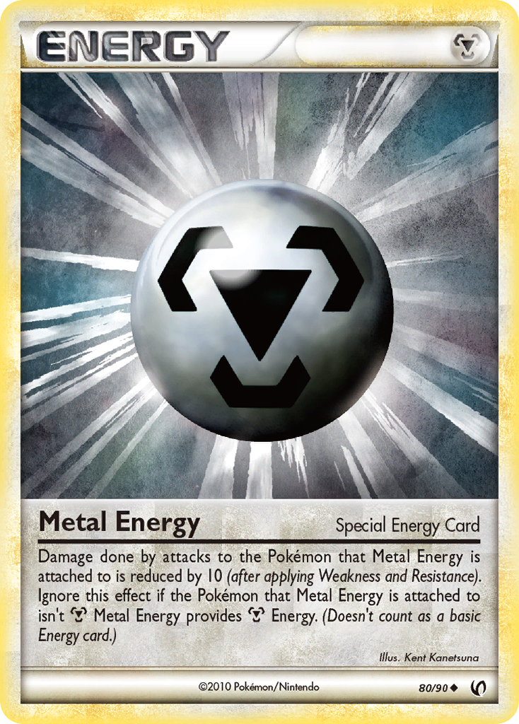 Metal Energy 80/90, HS—Undaunted Pokémon card