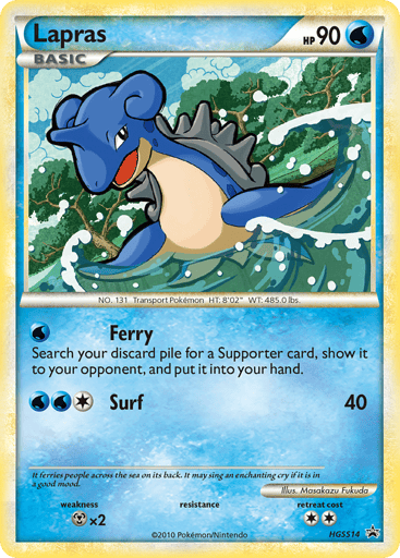 Lapras HGSS14 from HGSS Black Star Promos