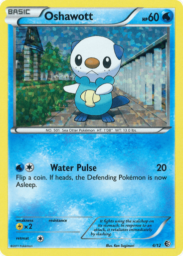 Oshawott 4/12 from McDonald's Collection 2011