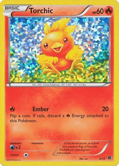 Torchic 3/12, McDonald's Collection 2015