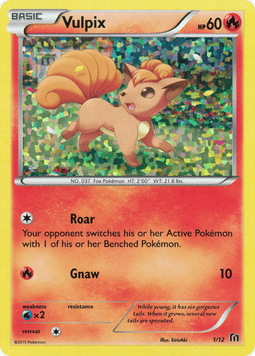 Vulpix 1/12 from McDonald's Collection 2016