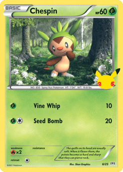 Chespin 6/25, McDonald's Collection 2021