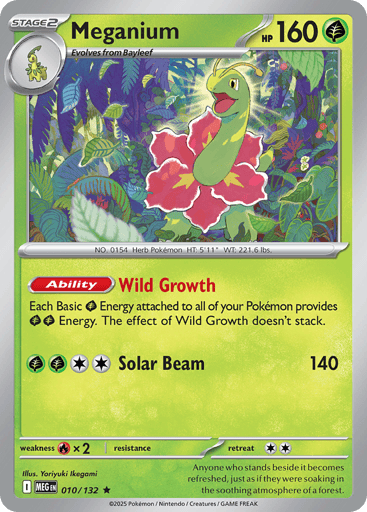 Meganium 10/132 from Mega Evolution