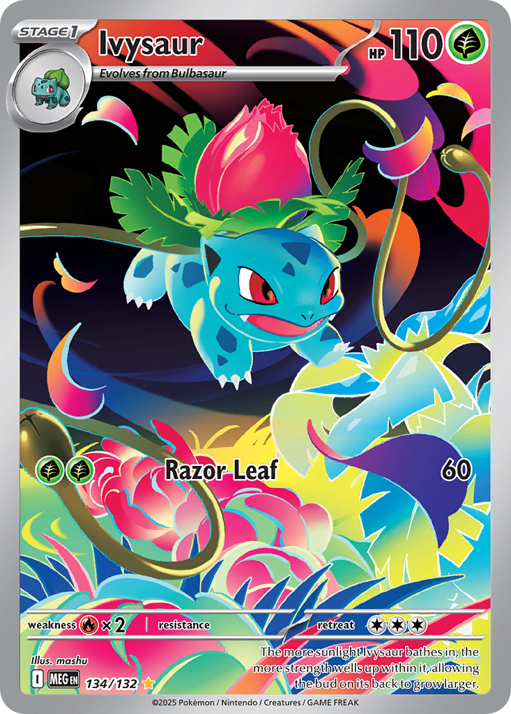 Ivysaur 134/132, Mega Evolution Pokémon card