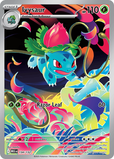 Ivysaur 134/132 from Mega Evolution