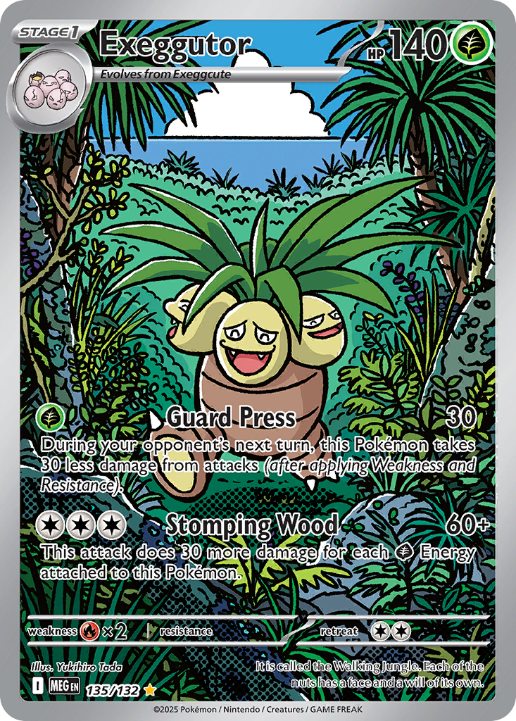 Exeggutor 135/132, Mega Evolution Pokémon card