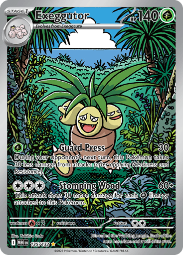 Exeggutor 135/132 from Mega Evolution