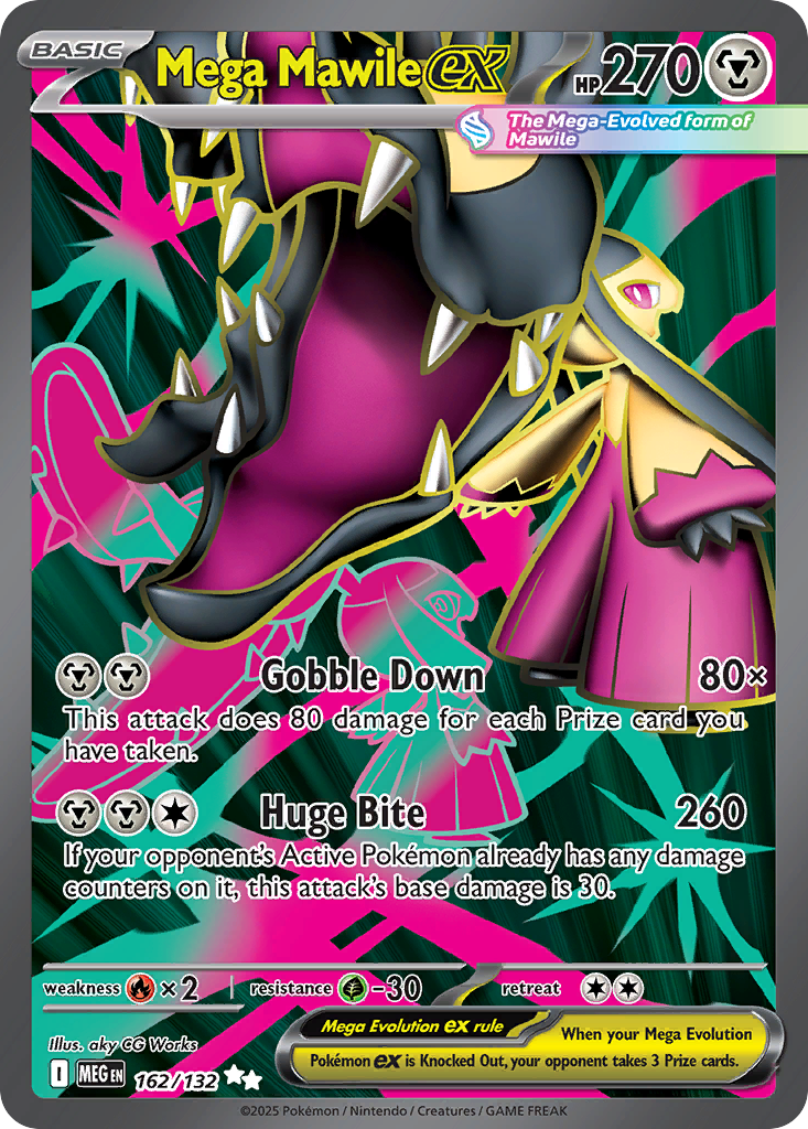 Mega Mawile ex 162/132, Mega Evolution Pokémon card
