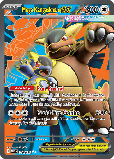 Mega Kangaskhan ex 164/132 from Mega Evolution