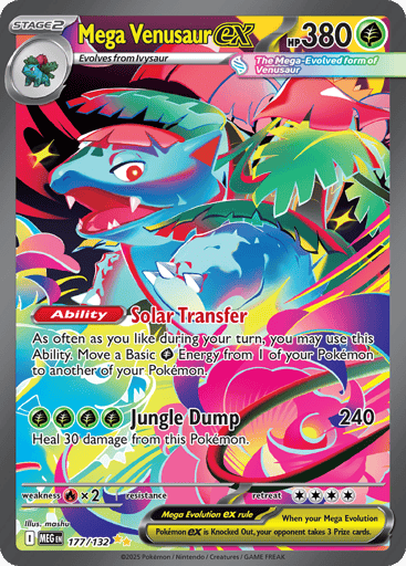 Mega Venusaur ex 177/132 from Mega Evolution