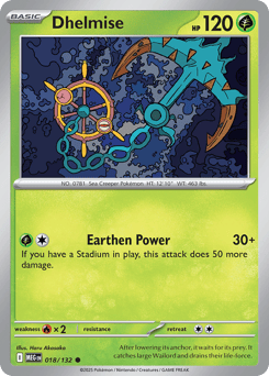 Dhelmise 18/132, Mega Evolution