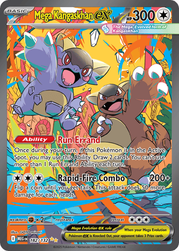 Mega Kangaskhan ex 182/132 from Mega Evolution