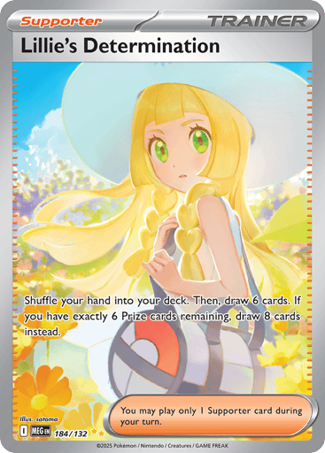 Lillie's Determination 184/132 from Mega Evolution