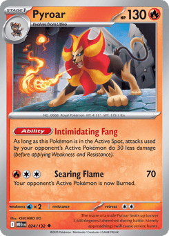Pyroar 24/132, Mega Evolution