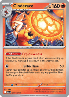 Cinderace 28/132, Mega Evolution