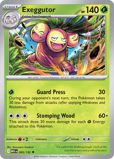 Exeggutor 5/132 from Mega Evolution