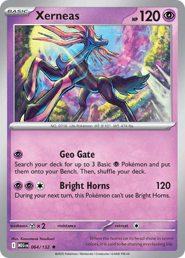 Xerneas 64/132 from Mega Evolution