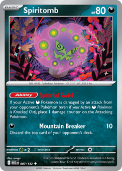 Spiritomb 87/132, Mega Evolution