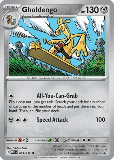 Gholdengo 99/132 from Mega Evolution