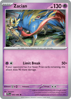 Zacian 45/94, Phantasmal Flames